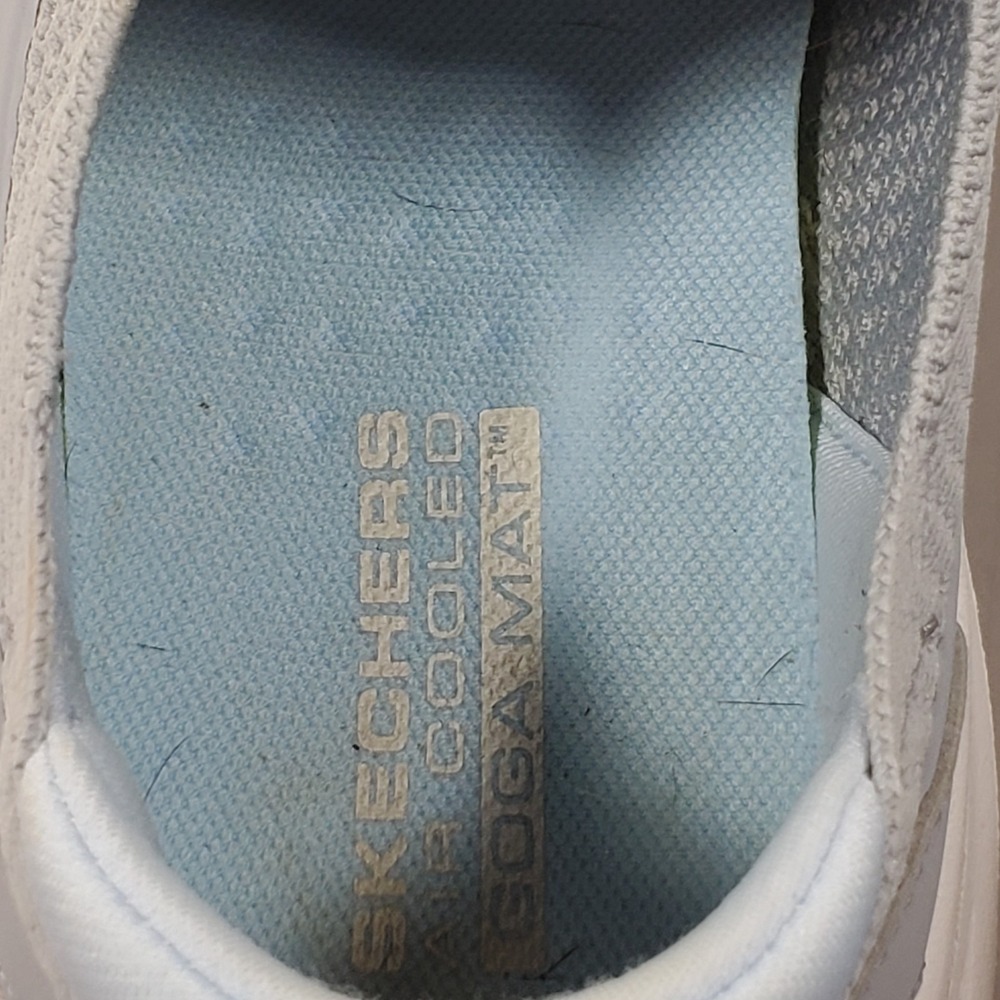 Skechers Go Walk Shoes Women's Size 8 Gray Slip On -PREOWNED - Picture 10 of 15